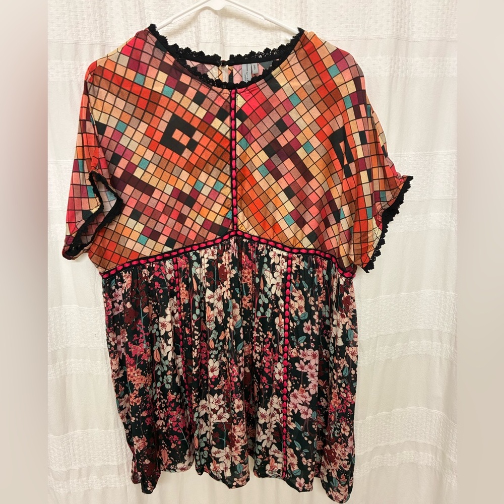 blink London Geometric and Floral Tunic